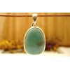 Pendentif argent et pierre Larimar.