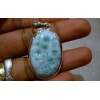 Pendentif argent et Larimar.