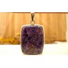 Pendentif argent et Charoite.