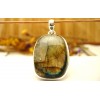 Pendentif argent et Labradorite.