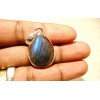 Pendentif argent et Labradorite.