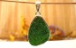 Pendentif argent et Uvarovite.