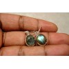 Boucles d'oreilles argent Labradorite .