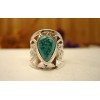 Bague en argent et Turquoise T 53.5