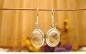 Boucles d'oreille en argent et Quartz rutile