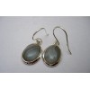 Boucles d'oreille en argent et Agate.