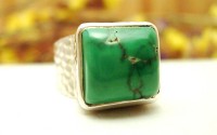 Bague argent avec Turquoise T55