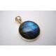 Pendentif en argent et Labradorite.