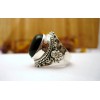 Bague en argent et Onyx noire T 50