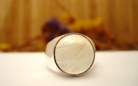 Bague homme en Pierre de lune T 58