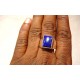 Bague homme en Lapis lazuli T 66