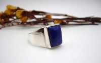 Bague homme en Lapis lazuli T 66