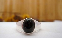 Bague homme en Black star T 66