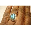 Bague homme en Labradorite T58