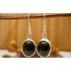 Boucles d'oreilles argent et Black star