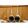 Boucles d'oreilles argent et Black star