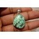 Pendentif en argent et Turquoise.