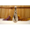 Pendentif en argent et Quartz tourmaline.