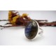 Bague en argent et Labradorite T54