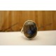 Bague en argent et labradorite T58