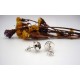 Boucles d'oreilles argent et Labradorite