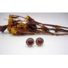 Boucles d'oreilles argent et Cornaline