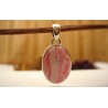 Pendentif en argent et Rhodocrosite.