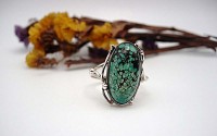 Bague en argent et Turquoise T58