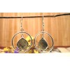 Boucles d'oreilles argent et Labradorite