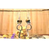 Boucles d'oreilles argent et Oeil de tigre