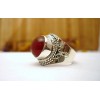 Bague argent et Cornaline T 54