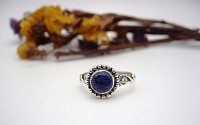 Bague argent et Lapis lazuli T 51