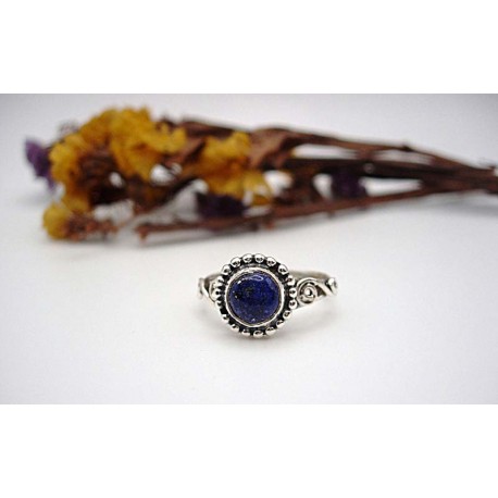 Bague argent et Lapis lazuli T 51