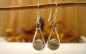 Boucles d'oreille argent et Labradorite.