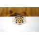 Bague en argent et Citrine T 52