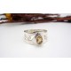 Bague en argent et Citrine T 52