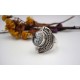 Bague en argent et Dendrite opale T57